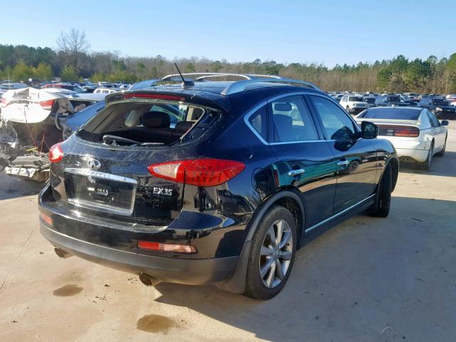 JNKAJ09F28M358678 - 2008 INFINITI EX35 BASE BLACK photo 4