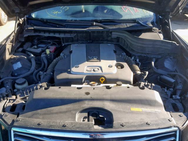 JNKAJ09F28M358678 - 2008 INFINITI EX35 BASE BLACK photo 7