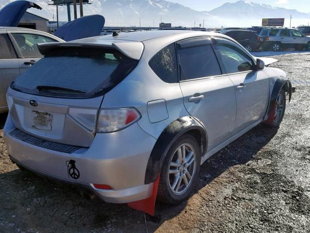 JF1GH7G62AG807239 - 2010 SUBARU IMPREZA WR SILVER photo 4