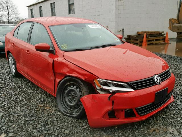 3VW2K7AJ1BM112337 - 2011 VOLKSWAGEN JETTA BASE RED photo 9