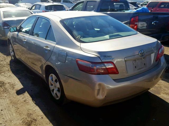 4T1BE46K47U022432 - 2007 TOYOTA CAMRY NEW GOLD photo 3