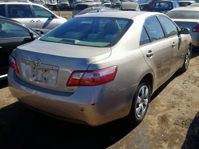 4T1BE46K47U022432 - 2007 TOYOTA CAMRY NEW GOLD photo 4