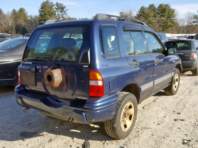 2S3TD52V216107035 - 2001 SUZUKI VITARA JX BLUE photo 4