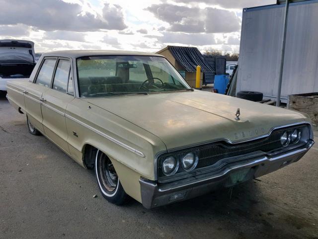 DE41E64145666 - 1966 DODGE 400 YELLOW photo 1