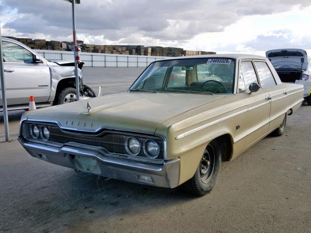 DE41E64145666 - 1966 DODGE 400 YELLOW photo 2