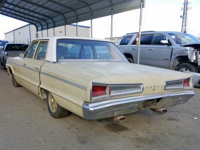 DE41E64145666 - 1966 DODGE 400 YELLOW photo 3