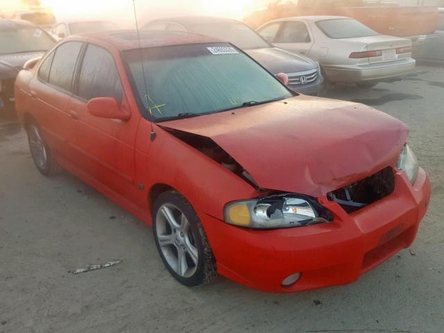 3N1AB51A42L729923 - 2002 NISSAN SENTRA SE- RED photo 1