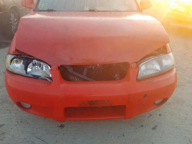 3N1AB51A42L729923 - 2002 NISSAN SENTRA SE- RED photo 9