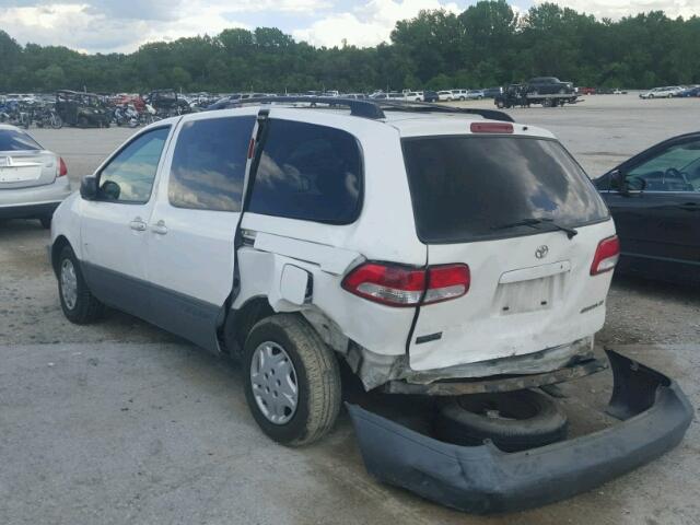 4T3ZF19C93U536535 - 2003 TOYOTA SIENNA CE WHITE photo 3