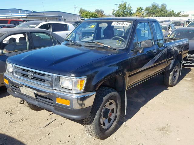 JT4RN13P9P6054430 - 1993 TOYOTA PICKUP 1/2 BLACK photo 2