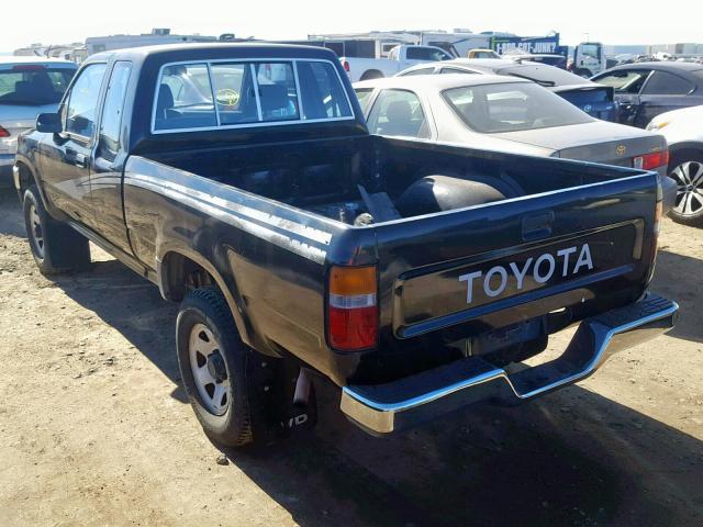 JT4RN13P9P6054430 - 1993 TOYOTA PICKUP 1/2 BLACK photo 3