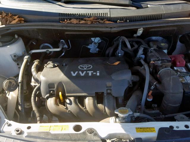 JTKKT624760163667 - 2006 TOYOTA SCION XA WHITE photo 7