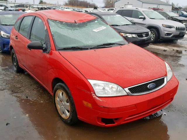 1FAHP37N87W339944 - 2007 FORD FOCUS ZX5 RED photo 1