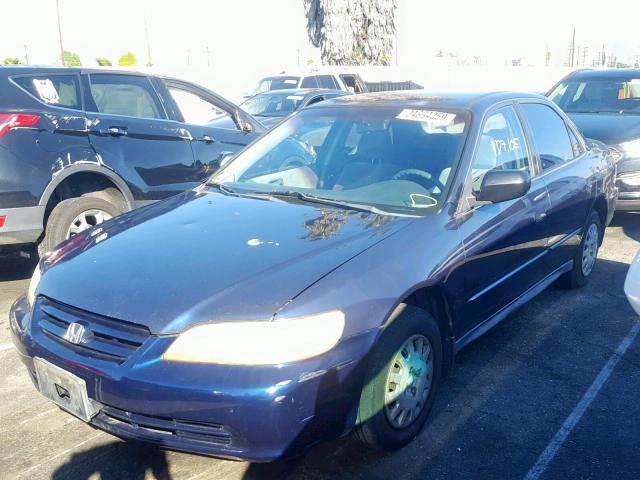 1HGCF86662A036294 - 2002 HONDA ACCORD VAL BLUE photo 2