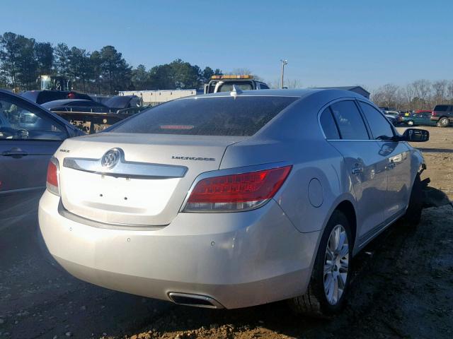 1G4GC5E3XDF169981 - 2013 BUICK LACROSSE SILVER photo 4