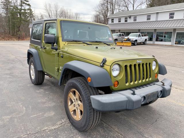 1J4FA24118L602349 - 2008 JEEP WRANGLER X GREEN photo 1