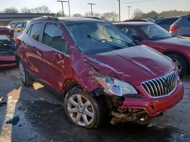 KL4CJCSB9FB244487 - 2015 BUICK ENCORE RED photo 1