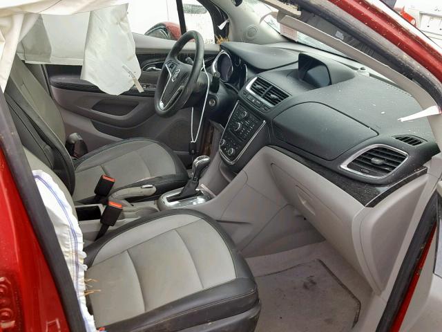 KL4CJCSB9FB244487 - 2015 BUICK ENCORE RED photo 5