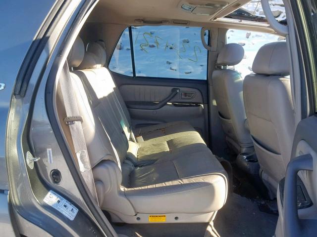 5TDBT48A63S194846 - 2003 TOYOTA SEQUOIA LI GRAY photo 6