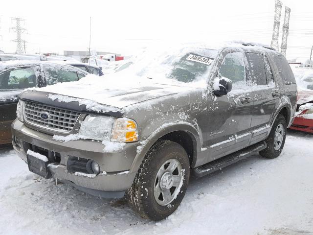 1FMZU75W32ZA92586 - 2002 FORD EXPLORER L GRAY photo 2