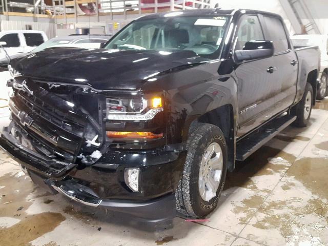 3GCUKREC0GG176538 - 2016 CHEVROLET SILVERADO BLACK photo 2