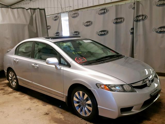 2HGFA1F93AH315621 - 2010 HONDA CIVIC EXL SILVER photo 1