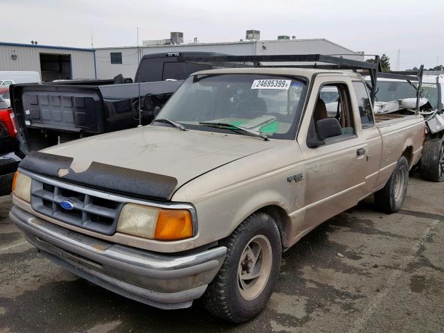 1FTCR14U5PPB26488 - 1993 FORD RANGER SUP GOLD photo 2