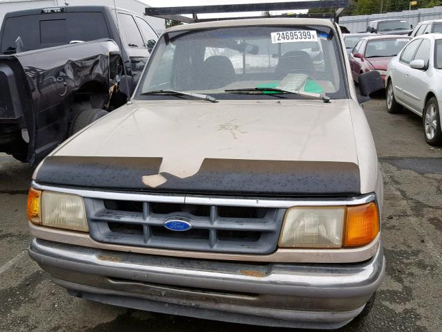 1FTCR14U5PPB26488 - 1993 FORD RANGER SUP GOLD photo 9