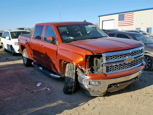 3GCUKREC6FG237969 - 2015 CHEVROLET SILVERADO RED photo 1