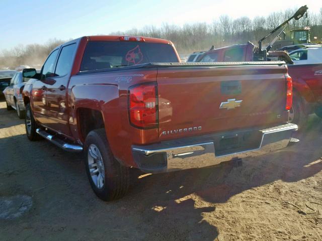 3GCUKREC6FG237969 - 2015 CHEVROLET SILVERADO RED photo 3