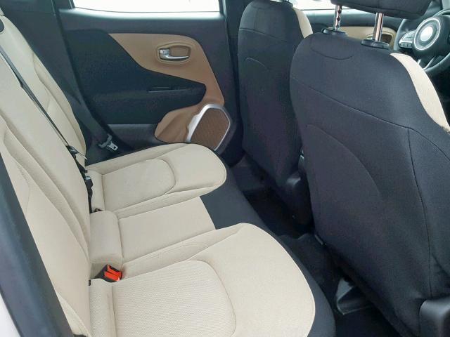 ZACCJAAT8GPC62281 - 2016 JEEP RENEGADE S SILVER photo 6
