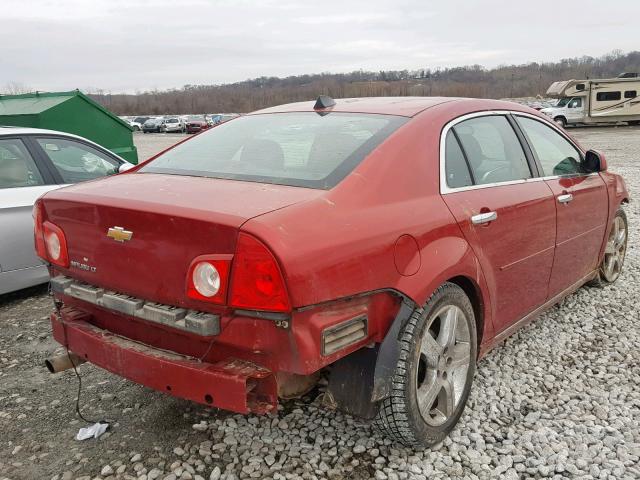 1G1ZC5E02CF347019 - 2012 CHEVROLET MALIBU 1LT 红色 照片 4
