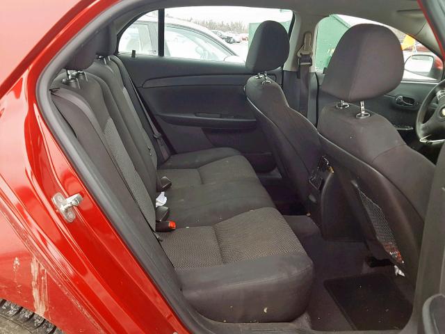 1G1ZC5E02CF347019 - 2012 CHEVROLET MALIBU 1LT 红色 照片 6