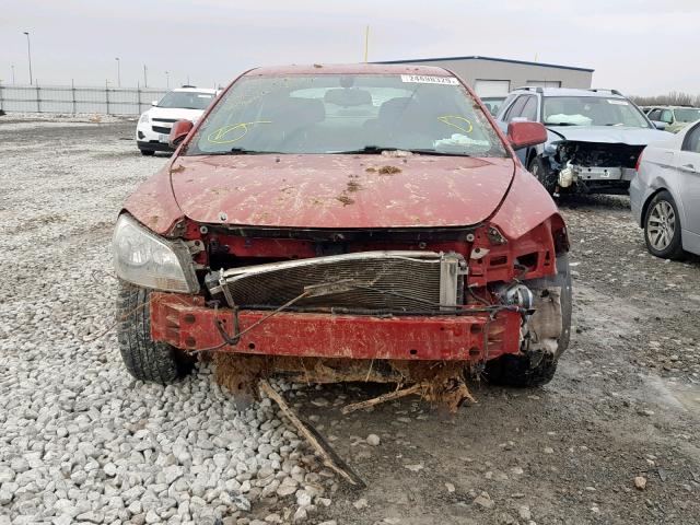 1G1ZC5E02CF347019 - 2012 CHEVROLET MALIBU 1LT 红色 照片 9