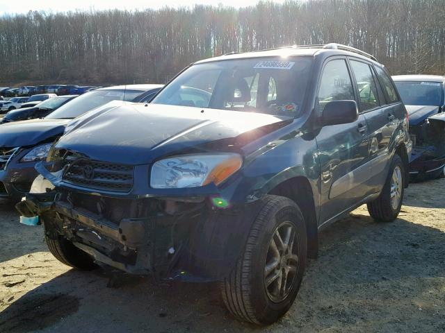 JTEGH20V930102329 - 2003 TOYOTA RAV4 GREEN photo 2