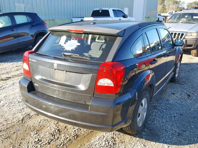 1B3HB28B48D561967 - 2008 DODGE CALIBER BLACK photo 4