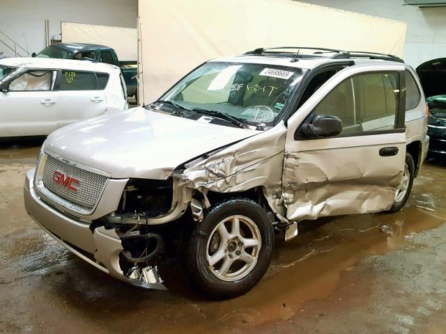 1GKDT13S452120332 - 2005 GMC ENVOY SILVER photo 2