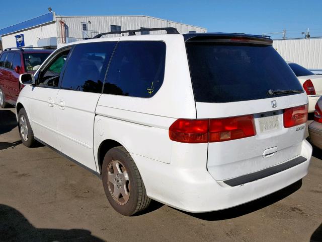 2HKRL1878YH512674 - 2000 HONDA ODYSSEY EX WHITE photo 3