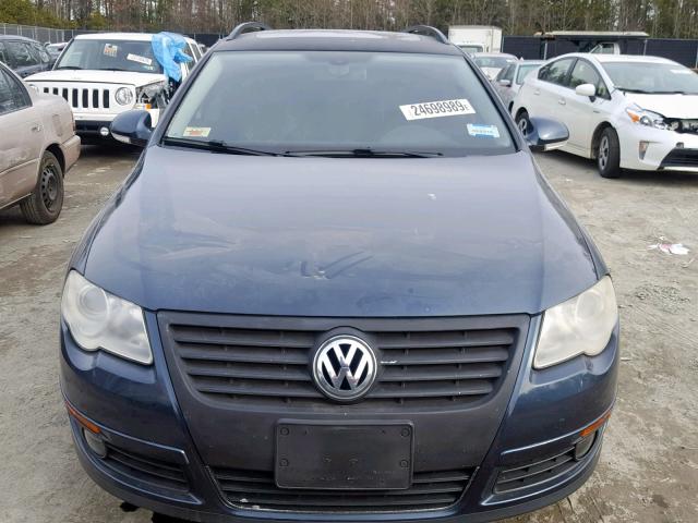 WVWTU73C37E007750 - 2007 VOLKSWAGEN PASSAT 3.6 BLUE photo 9