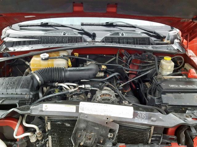 1J8GL48K36W264654 - 2006 JEEP LIBERTY SP წითელი ფოტო 7