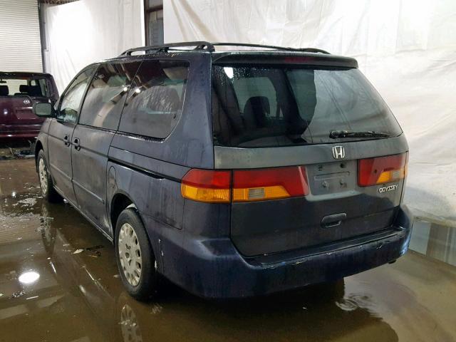 5FNRL18523B088091 - 2003 HONDA ODYSSEY LX BLUE photo 3