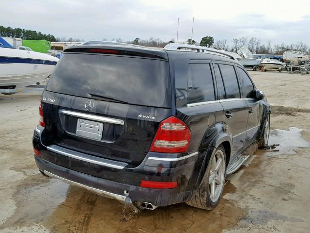 4JGBF86EX9A501232 - 2009 MERCEDES-BENZ GL 550 4MA BLACK photo 4