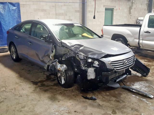 5NPE24AFXFH214869 - 2015 HYUNDAI SONATA SE SILVER photo 1