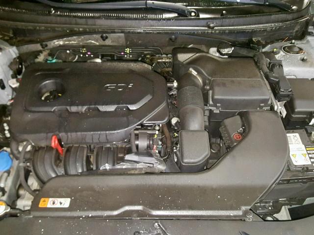 5NPE24AFXFH214869 - 2015 HYUNDAI SONATA SE SILVER photo 7