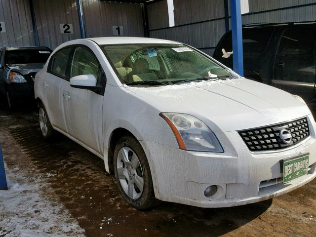 3N1AB61E38L614909 - 2008 NISSAN SENTRA 2.0 WHITE photo 1