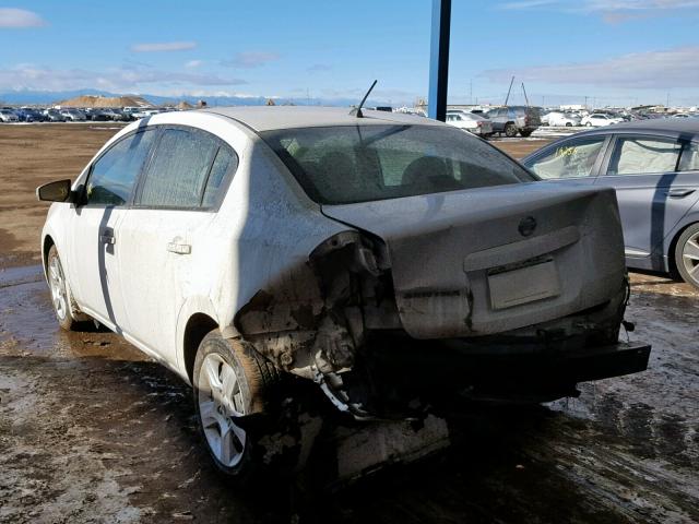 3N1AB61E38L614909 - 2008 NISSAN SENTRA 2.0 WHITE photo 3