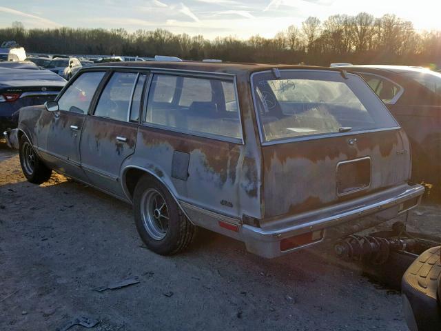 1T35KAK484139 - 1980 CHEVROLET MALIBU WGN GRAY photo 3