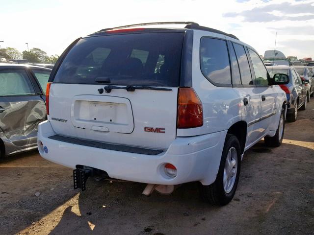 1GKDT13S762328142 - 2006 GMC ENVOY WHITE photo 4