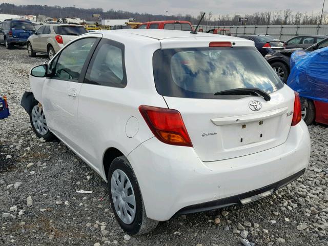 VNKJTUD33GA070529 - 2016 TOYOTA YARIS L WHITE photo 3