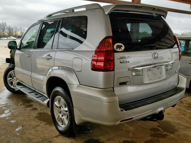 JTJBT20X640043737 - 2004 LEXUS GX 470 SILVER photo 3